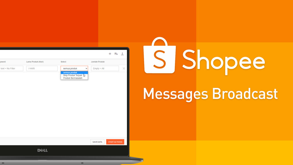 Fitur Broadcast Chat Shopee