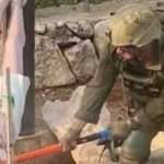 Video Tentara Israel Rusak Patung Yesus di Lebanon Viral